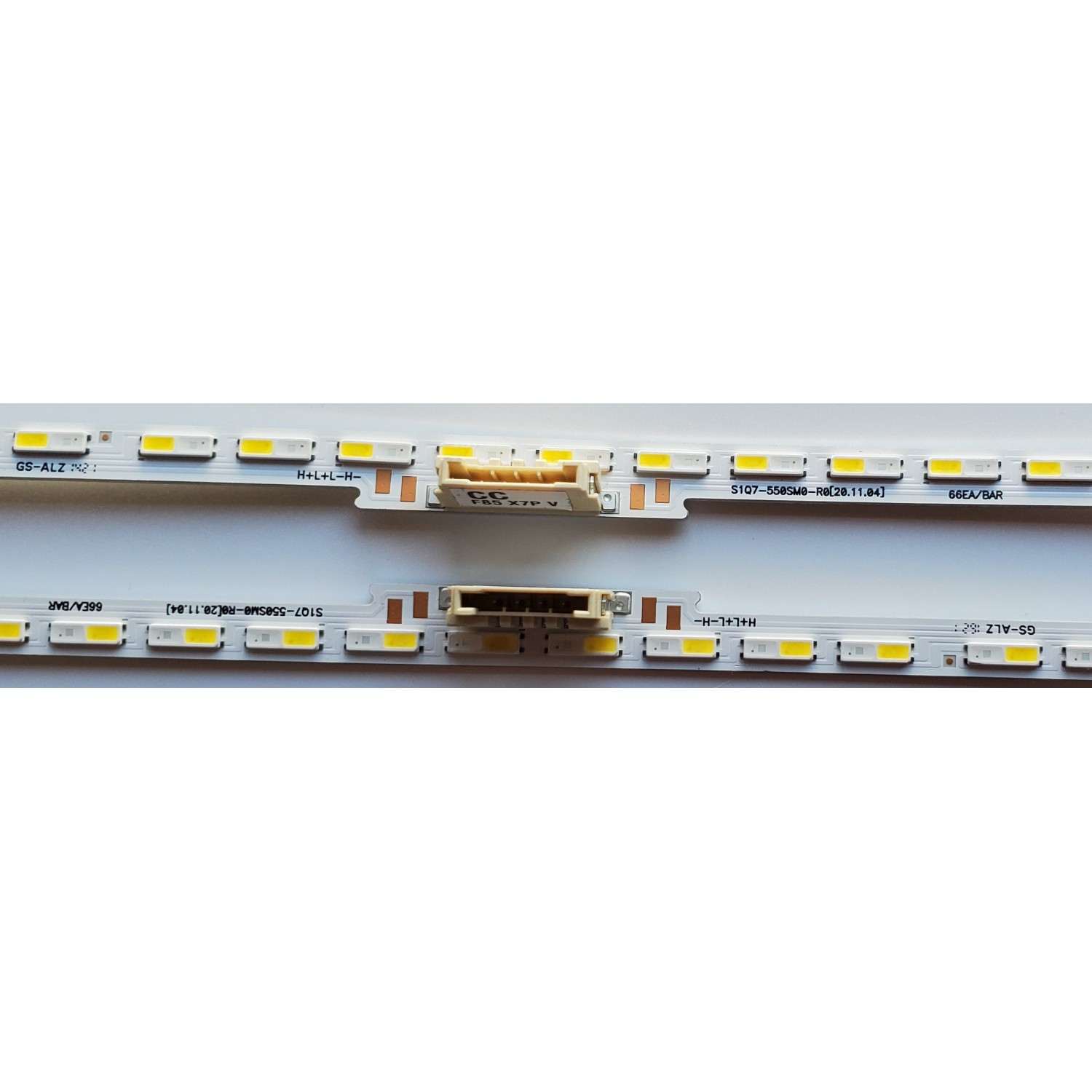 KIT DE LED'S PARA TV SAMSUNG ((2 PIEZAS)) NUMERO DE PARTE S1Q7-550SM0-R0 / PANEL CY-QA055FHHV2H / MODELO QN55LS03AAFXZA - Imagen 2
